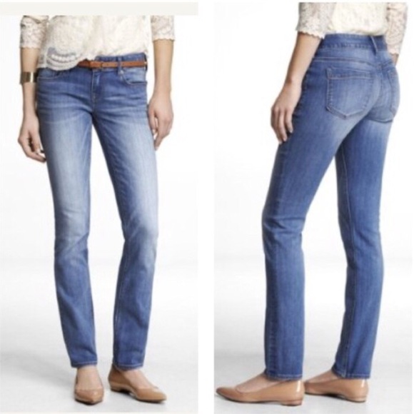 Express Denim - Express Stella Skinny Low Rise Light Wash Jeans